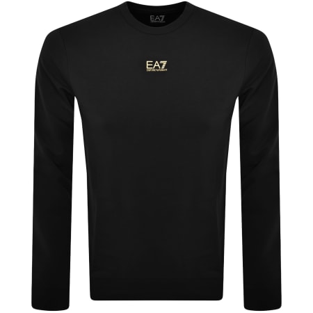Product Image for EA7 Emporio Armani Logo Sweatshirt Black
