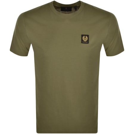 Product Image for Belstaff Short Sleeve Logo T Shirt Brown