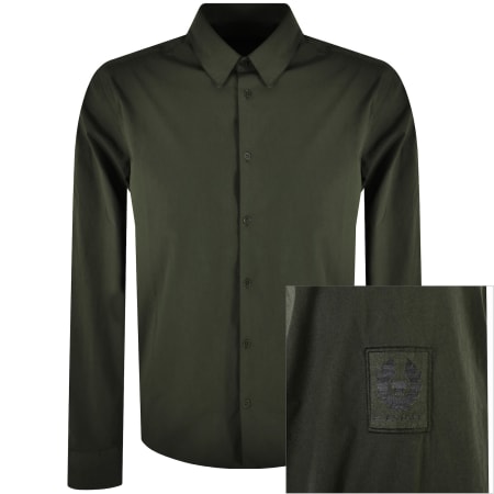 Product Image for Belstaff Pipe Long Sleeved Shirt Green