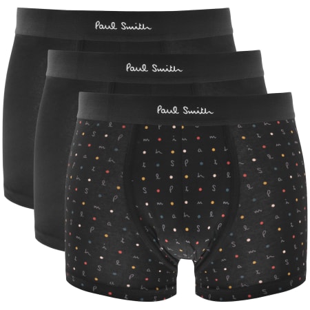 Product Image for Paul Smith 3 Pack Letters Trunks Black