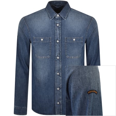 Product Image for Paul And Shark Denim Overshirt Mid Wash Blue