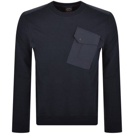 Recommended Product Image for Paul And Shark Crew Neck Sweatshirt Navy