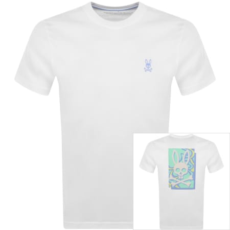 Product Image for Psycho Bunny Mason Graphic T Shirt White