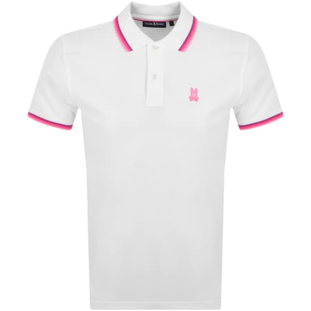 Product Image for Psycho Bunny Granbury Pique Polo T Shirt White