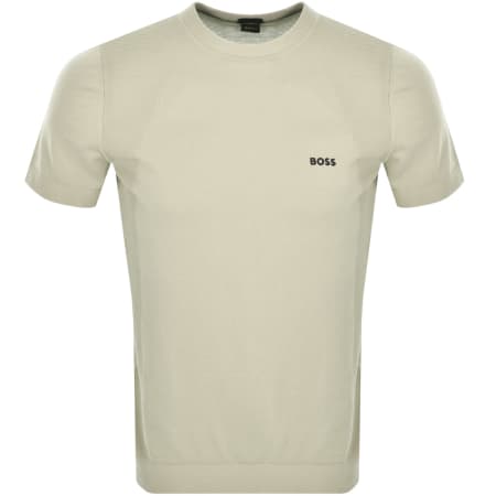 Product Image for BOSS Momentum Lite Knit T Shirt Beige