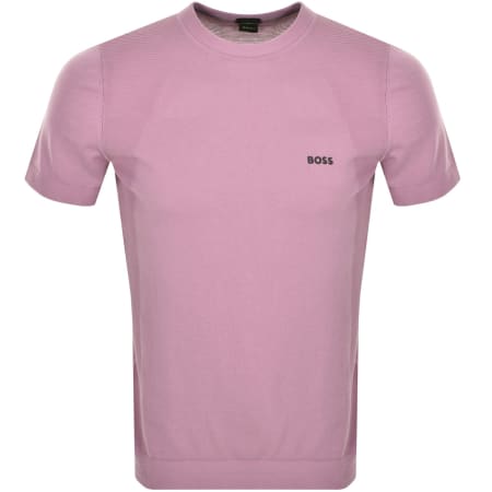Product Image for BOSS Momentum Lite Knit T Shirt Purple