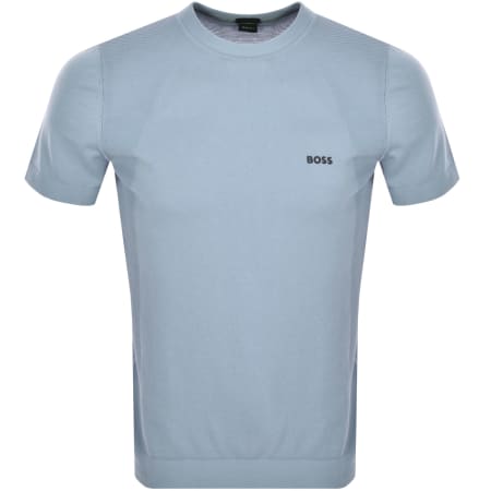 Product Image for BOSS Momentum Lite Knit T Shirt Blue