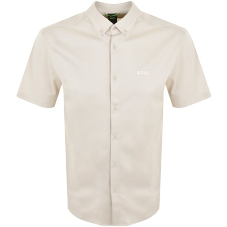 Product Image for BOSS B Motion Short Sleeve Shirt Beige