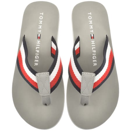 Product Image for Tommy Hilfiger Corporate Beach Flip Flops Silver