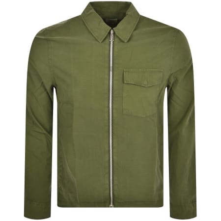 Product Image for Paul Smith Zip Overshirt Green