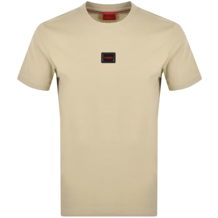 Product Image for HUGO Diragolino Gel T Shirt Beige