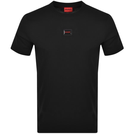 Product Image for HUGO Diragolino Gel T Shirt Black