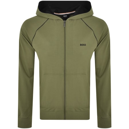 Product Image for BOSS Mix And Match Full Zip Hoodie Green
