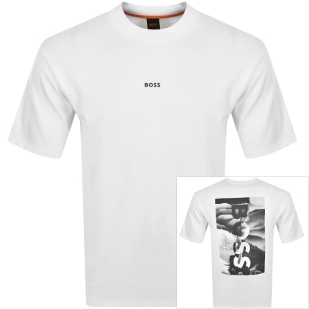 Product Image for BOSS Geological T Shirt White