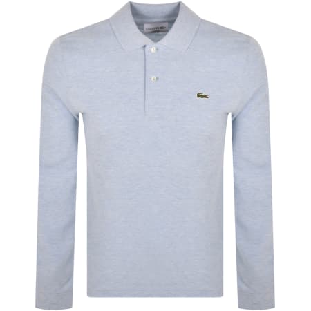 Product Image for Lacoste Long Sleeved Polo T Shirt Blue