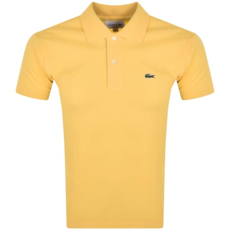 Product Image for Lacoste Classic Fit Polo T Shirt Yellow