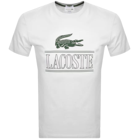 Product Image for Lacoste Logo T Shirt White