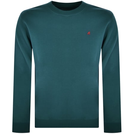 Product Image for Replay Crew Neck Sweatshirt Blue