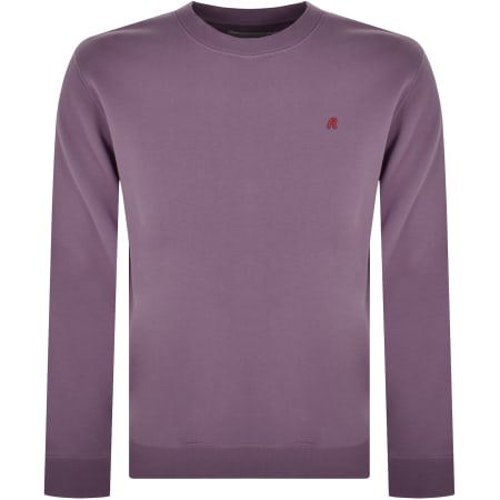 Product Image for Replay Crew Neck Sweatshirt Purple