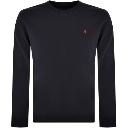 Recommended Product Image for Replay Crew Neck Sweatshirt Navy