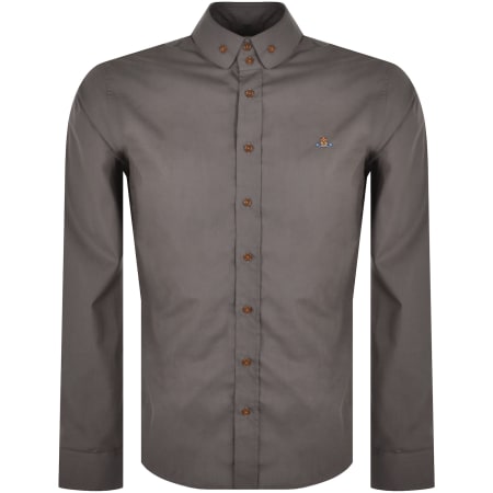Recommended Product Image for Vivienne Westwood Krall Long Sleeved Shirt Brown