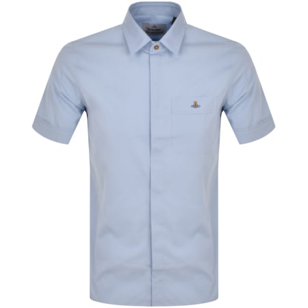 Product Image for Vivienne Westwood Classic Short Sleeved Shirt Blue
