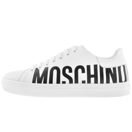 Product Image for Moschino Logo Trainers White