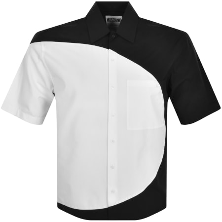 Product Image for Moschino Short Sleeve Logo Shirt Black