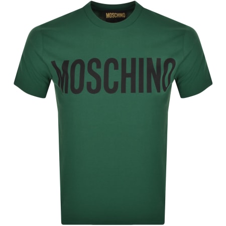 Product Image for Moschino Logo T Shirt Green