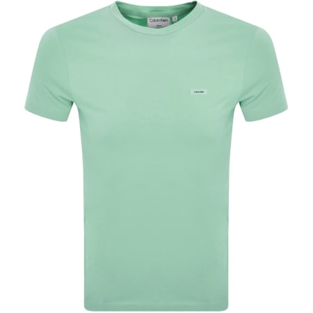 Product Image for Calvin Klein Logo T Shirt Green