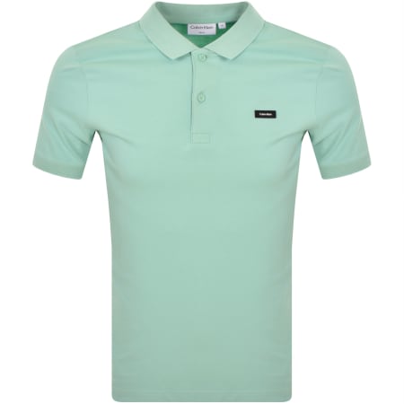 Product Image for Calvin Klein Pique Slim Fit Polo T Shirt Green