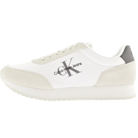 Product Image for Calvin Klein Jeans Retro Runner Trainers White