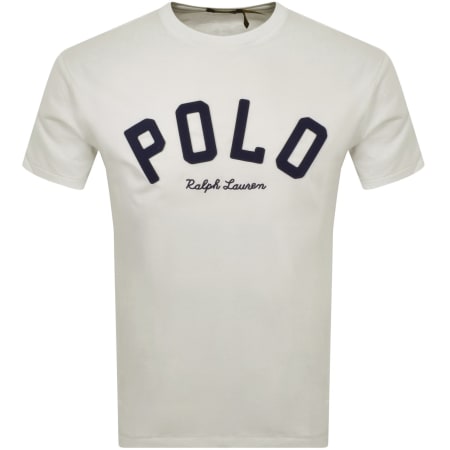 Product Image for Ralph Lauren Logo Short Sleeve T Shirt Cream