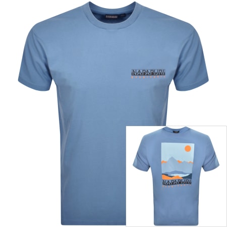 Product Image for Napapijri S Durand T Shirt Blue