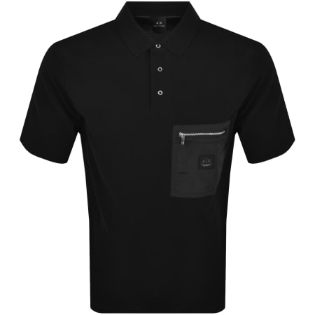 Product Image for Armani Exchange Pocket Polo T Shirt Black