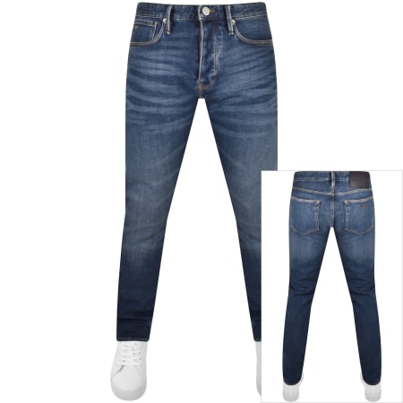 Product Image for Emporio Armani J75 Slim Mid Wash Jeans Blue