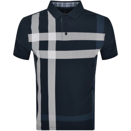 Product Image for Barbour Blaine Short Sleeve Polo T Shirt Navy