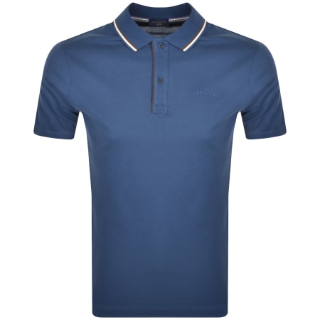 Product Image for Paul And Shark Short Sleeved Polo T Shirt Blue