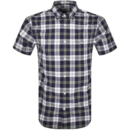 Product Image for Gant Poplin Check Regular Fit Shirt Blue