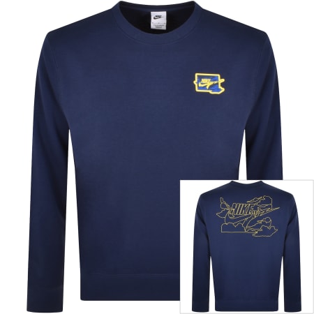Recommended Product Image for Nike Logo Sweatshirt Navy