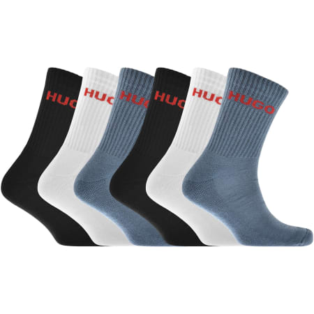 Product Image for HUGO 6 Pack Logo Socks