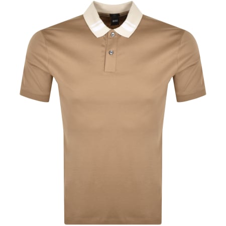 Product Image for BOSS Phillipson 117 Polo T Shirt Beige