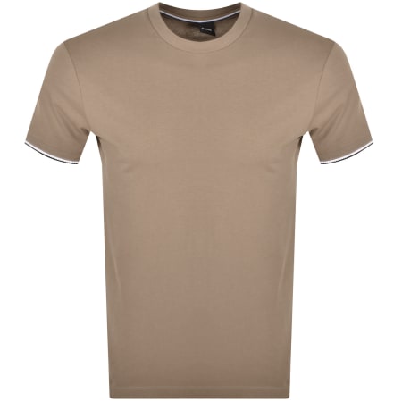 Product Image for BOSS Thompson 04 Jersey T Shirt Beige