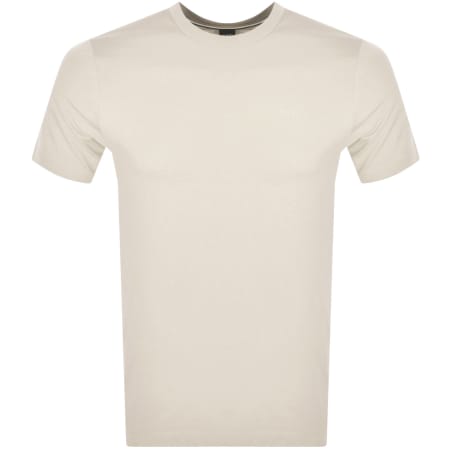 Product Image for BOSS Thompson 01 Logo T Shirt Cream
