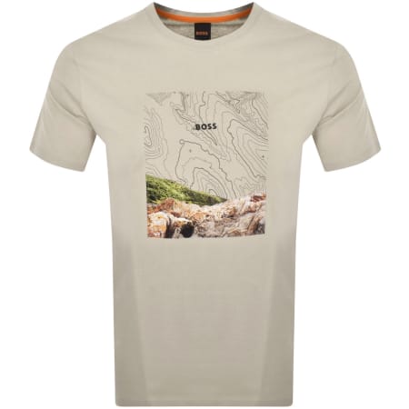 Product Image for BOSS Te Forest T Shirt Beige