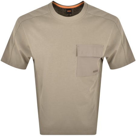 Product Image for BOSS Te Pocket Cargo T Shirt Brown