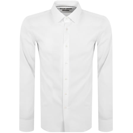 Product Image for BOSS P Hank S Kent Long Sleeved Shirt White