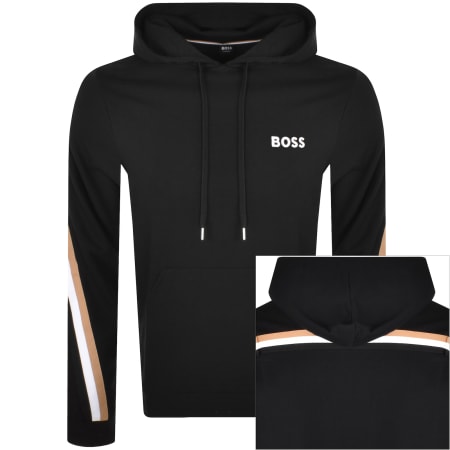 Recommended Product Image for BOSS Lounge Iconic Hoodie Black