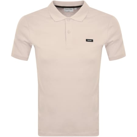 Product Image for Calvin Klein Slim Fit Polo T Shirt Beige