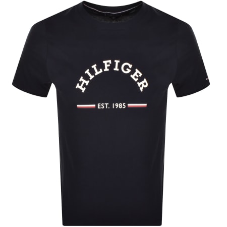 Product Image for Tommy Hilfiger Logo Slim Fit T Shirt Navy
